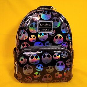 Disney Parks Loungefly The Nightmare Before Christmas Jack Face Mini Backpack